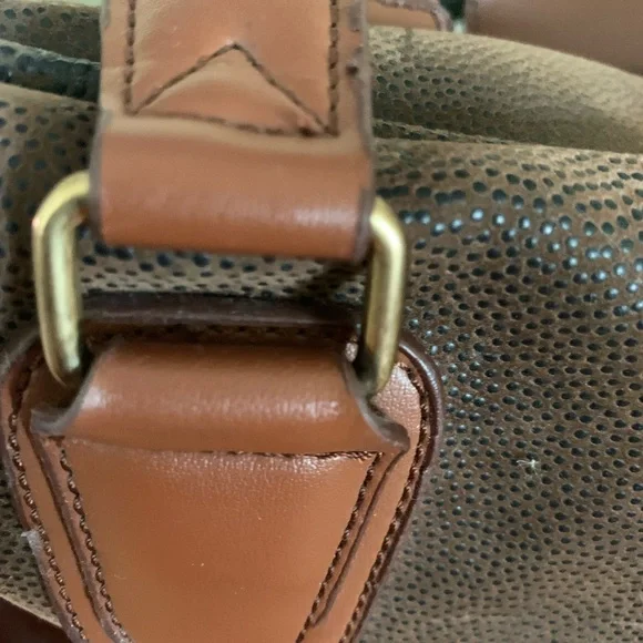 IT Luggage Brown Vintage Travel Bag with Leather/Suede Accents Vintage - Picture 14 of 14